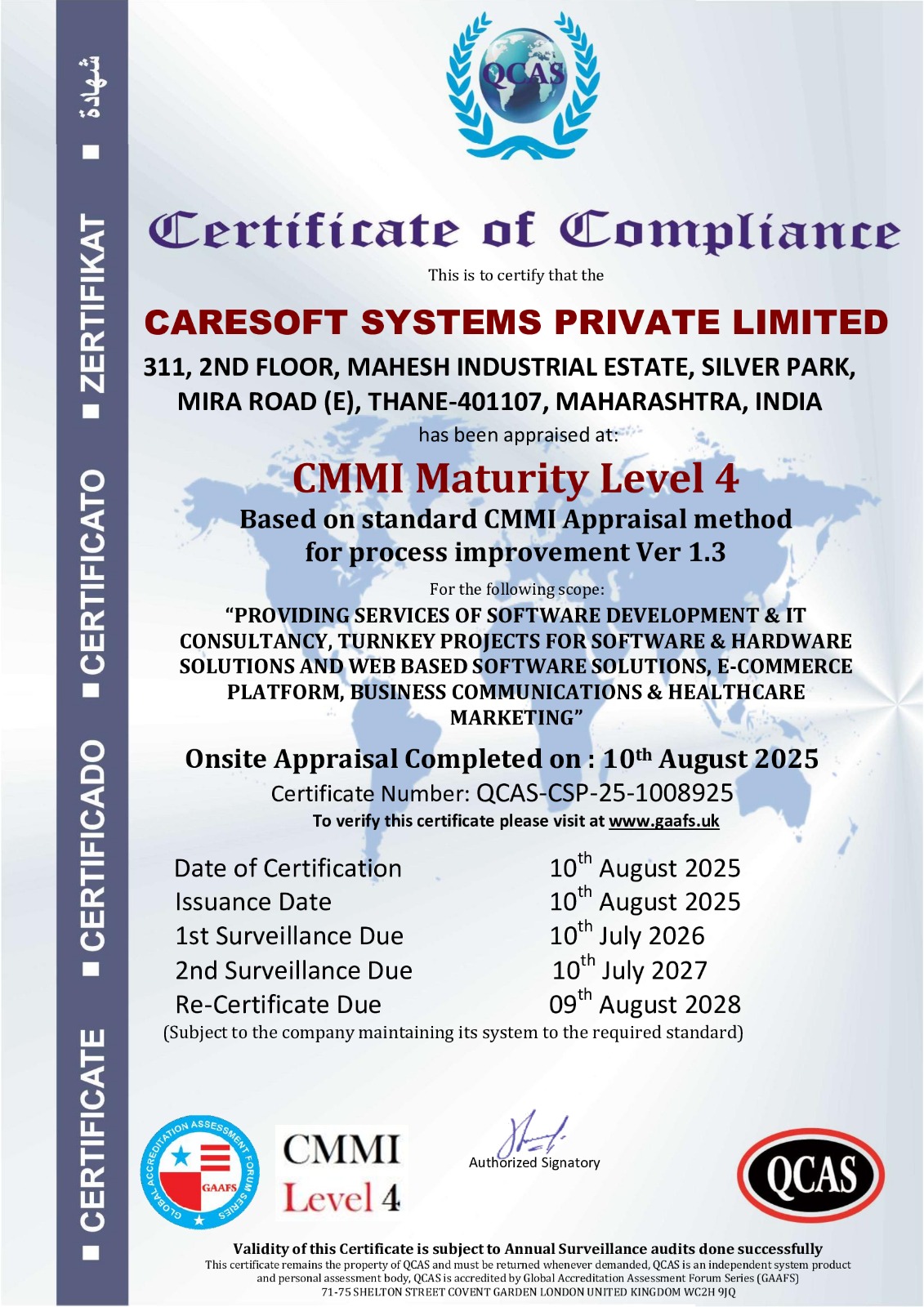 CMMI Level 4